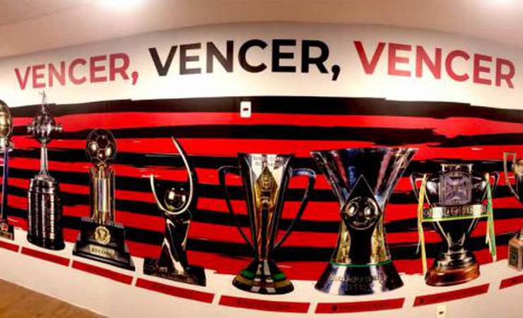 Flamengo atualiza mural dos títulos no Ninho do Urubu; veja como ficou!