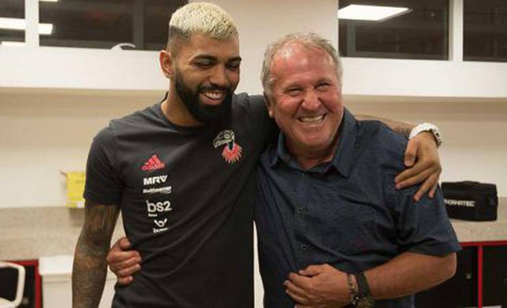 'Do príncipe para o Rei': Gabigol presenteia Zico após igualar recorde do Flamengo na Libertadores