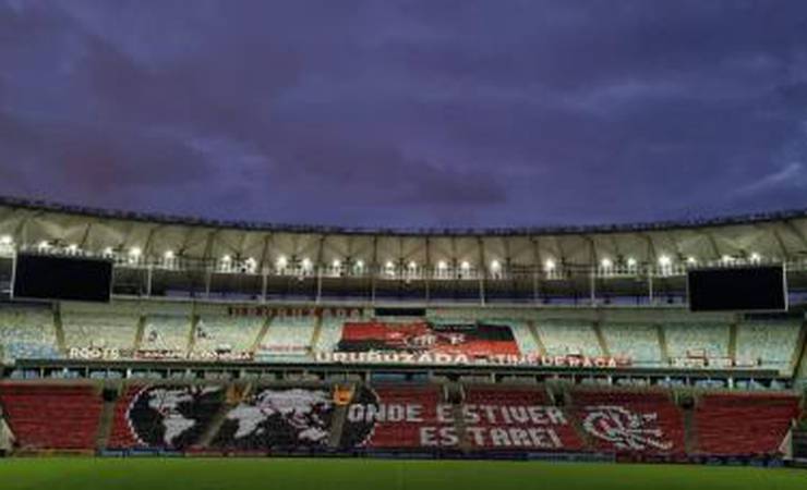 Libertadores: torcida do Flamengo inova no mosaico para o jogo desta quarta
