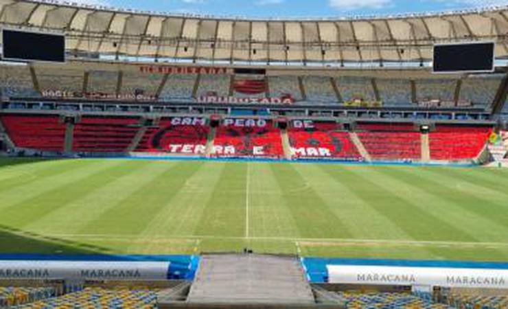 Torcida do Flamengo monta quarto mosaico diferente em 10 dias no Maracanã; veja fotos