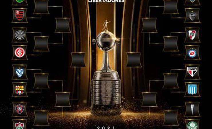 Oitavas da Libertadores terão três confrontos Brasil x Argentina; veja os duelos definidos por sorteio