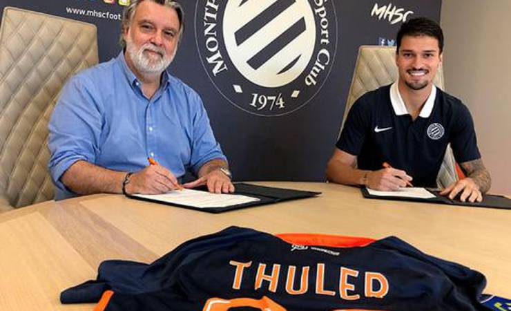 Thuler, do Flamengo, é anunciado como reforço do Montpellier por empréstimo com opção de compra