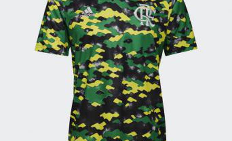 Flamengo terá camisa pré-jogo nas cores verde, amarelo e preto; veja imagens