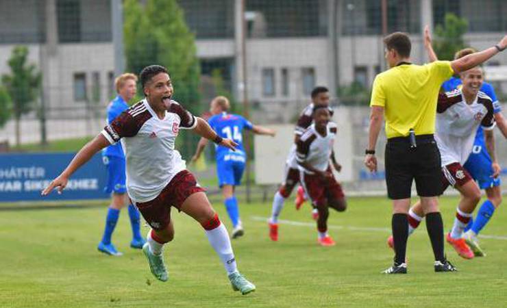 Em jogo eletrizante, Flamengo empata com o Genk, da Bélgica, pela Copa Puskás Sub-17; veja os gols