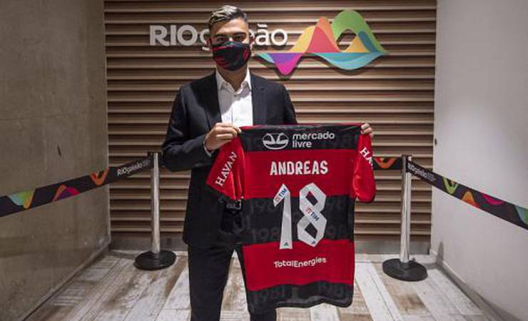 Andreas Pereira integra elenco neste sábado; Flamengo corre para possibilitar estreia contra o Grêmio