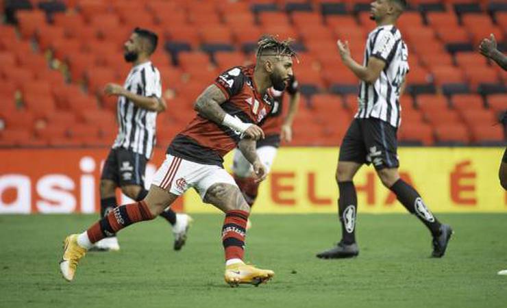 Gabigol tem histórico de vitórias e gols pelo Flamengo contra o Santos