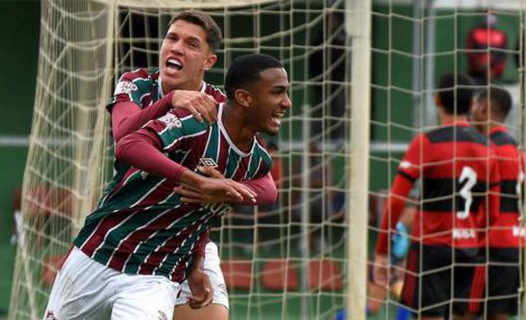 Fluminense vence Flamengo, assume a liderança e fica próximo de título da Taça Guanabara Sub-17