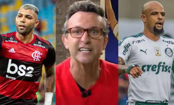 Flamengo ou Palmeiras? Neto crava campeão da Libertadores: 'Mudei minha opinião'