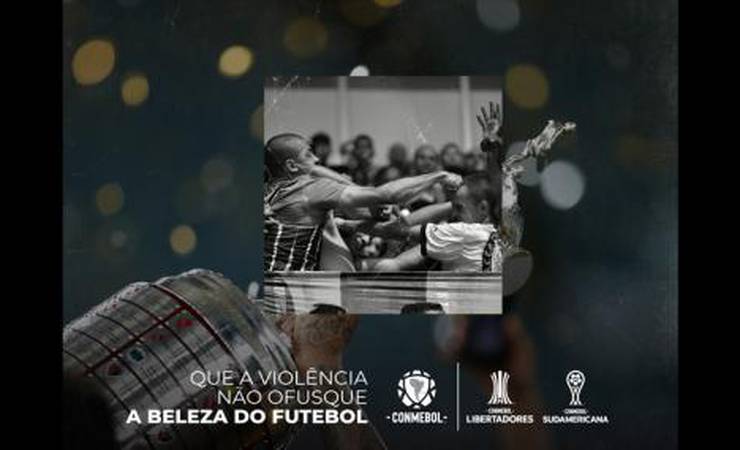 Visando as finais da Libertadores e Sul-Americana, Conmebol promove campanha contra a violência