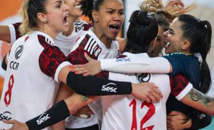 Sesc RJ Flamengo celebra primeira vitória na Superliga e ganha motivação para encarar o Minas