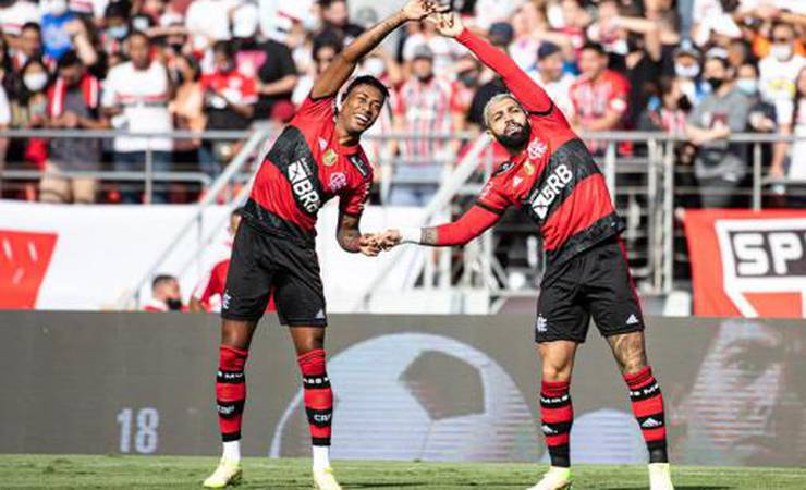 Gabigol revela teste que fez com o 'louco' Bruno Henrique: 'Fiquei dois meses sem falar com ele'