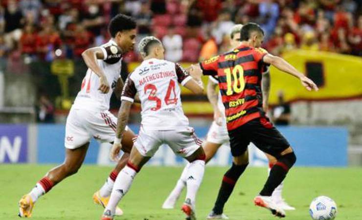 Em jogo movimentado, Sport e Flamengo empatam pelo Brasileirão