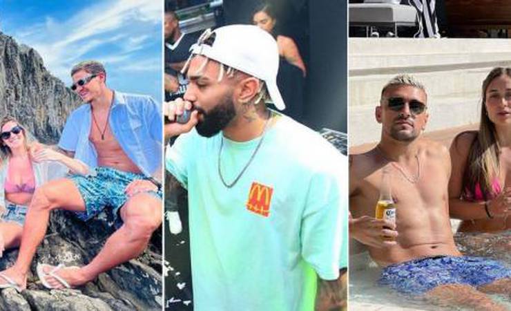 Disney, Noronha e até Gabigol de cantor: veja o que os jogadores do Flamengo estão fazendo nas férias