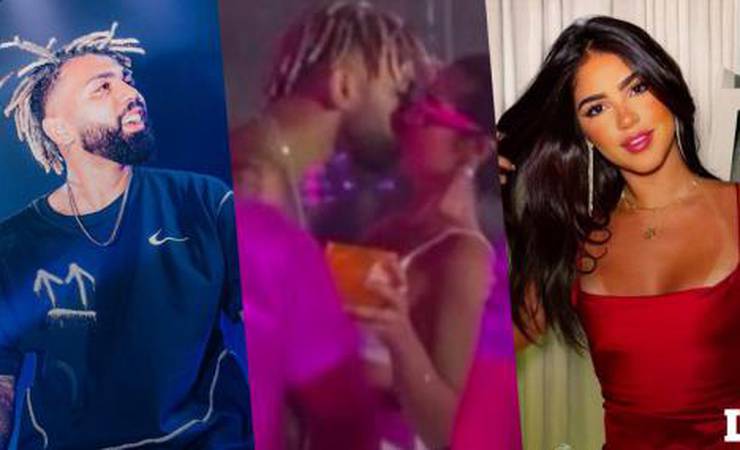 Gabigol, do Flamengo, é gravado aos beijos com influencer em réveillon na Bahia, diz site