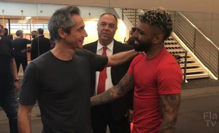 Paulo Sousa, técnico do Flamengo, conhece Gabigol; veja o vídeo