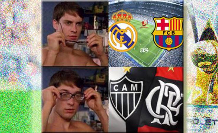 No Brasil, Galo e Fla vão nadar de braçada como Real e Barça na Espanha