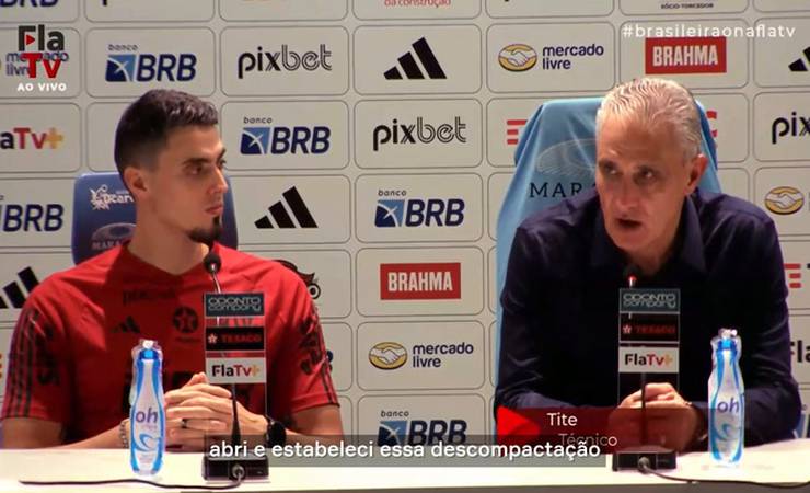 Tite: “O Atlético-MG fez um grande jogo e nós estivemos abaixo”