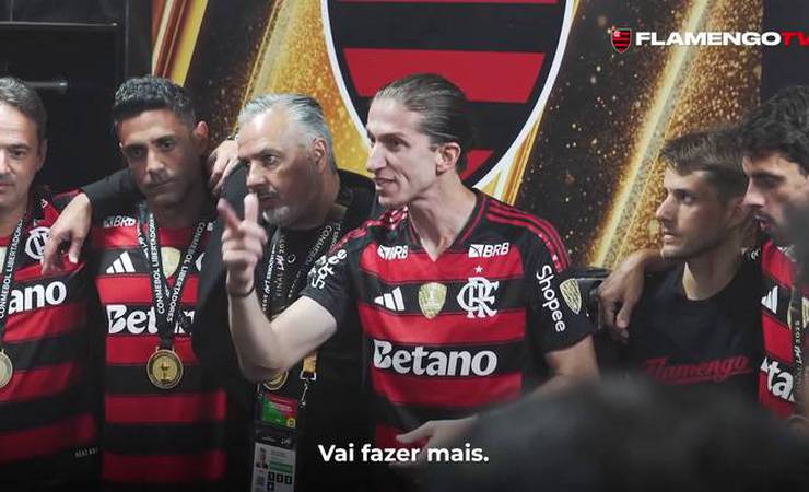 Veja os discursos no vestiário do Flamengo após o tetra da Libertadores
