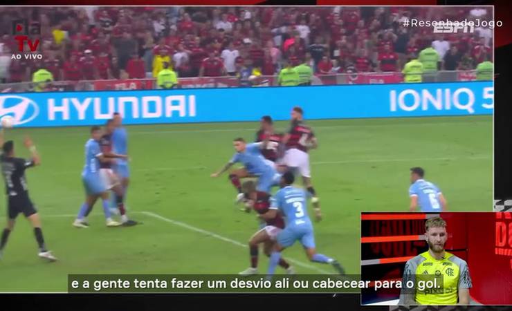 Léo Pereira fala sobre gol contra Bolívar: 'Foi treinado'