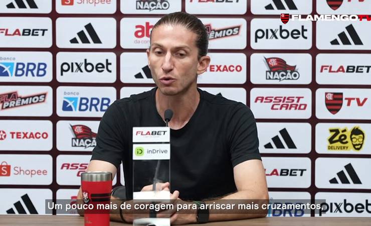 Filipe Luís diz que faltou coragem para arriscar mais na Vila Belmiro