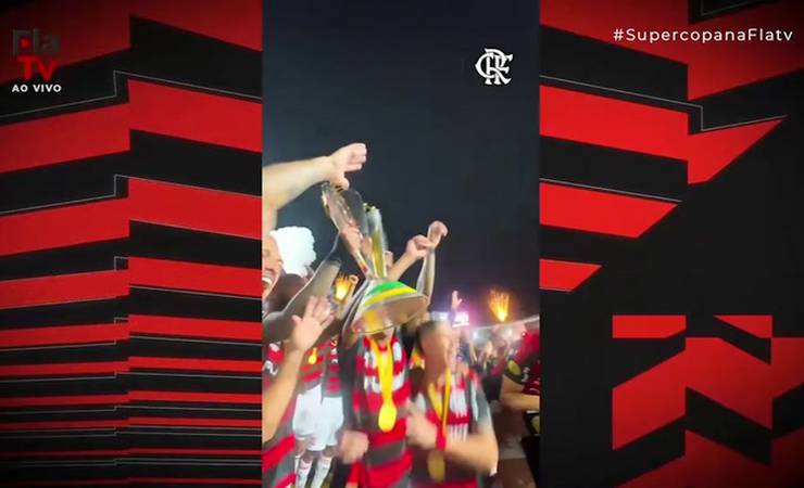 Flamengo levanta a Supercopa do Brasil no Mangueirão