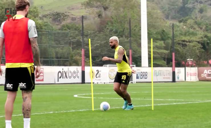 Com Bruno Henrique, Flamengo continua preparação para Copa do Brasil