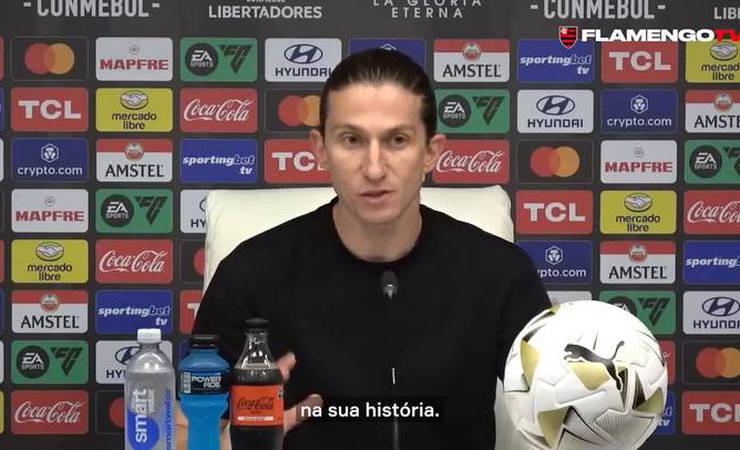 Filipe Luís vibra com Fla na final: "Time com alma, competitivo e aguerrido"