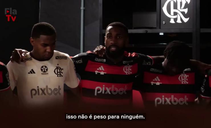 Confira discurso de Gerson antes do primeiro jogo da final da Copa do Brasil