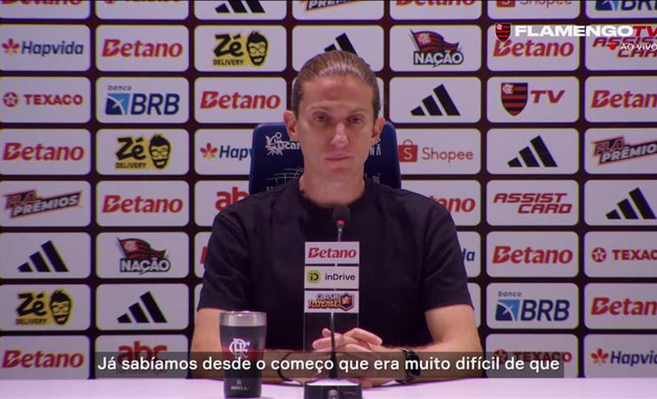 Filipe Luís comenta chances de Pedro estar na final da Libertadores