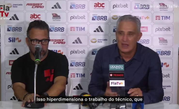 Tite fala sobre confiança dos atletas: "Cebolinha está jogando porque ele é bom"