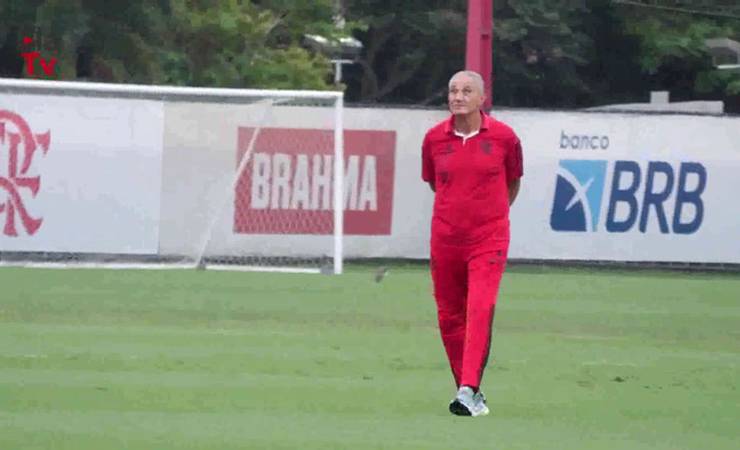 Flamengo faz último treino e Tite fala sobre calor da torcida contra o Atlético-MG