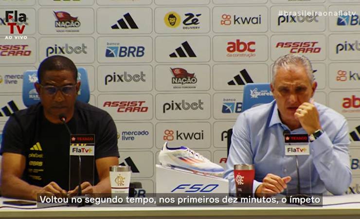 Tite valoriza equilíbrio em vitória sobre o Atlético-GO e fala sobre futuro de Lorran