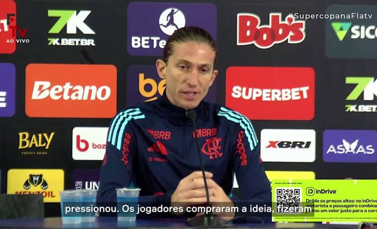 Filipe Luís diz que plano de jogo na decisão 'saiu à perfeição': 'Jogaço, impecável'