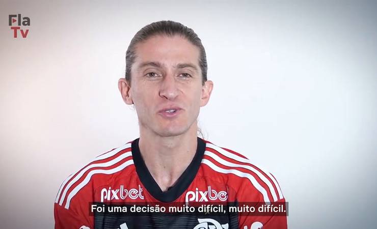 Filipe Luís anuncia aposentadoria e se despede do Flamengo