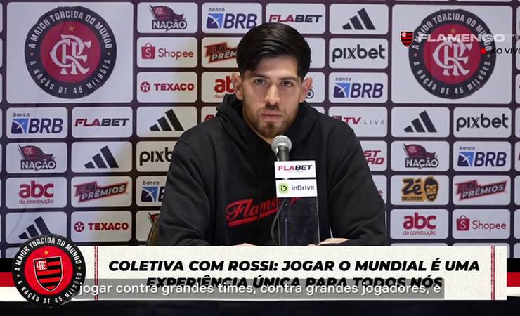 Rossi destaca 'privilégio' e expectativa alta para a Copa do Mundo de Clubes