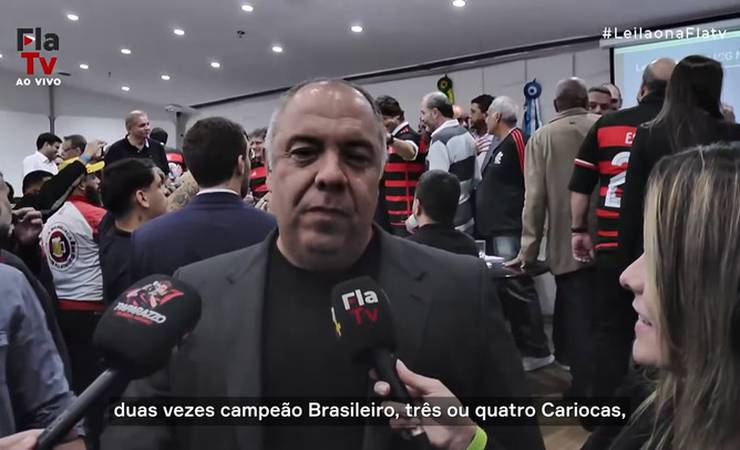 Marcos Braz celebra leilão do terreno do Gasômetro: 'Título mais importante da gestão'