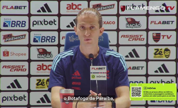 Filipe Luís nega turbulência no Flamengo: 'Isso é externo'