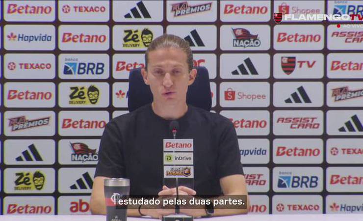 Filipe Luís após empate com Cruzeiro: 'Jogo de intensidade europeia'