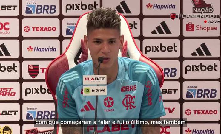 Carrascal: 'Nunca hesitei um segundo em vir para o Flamengo'