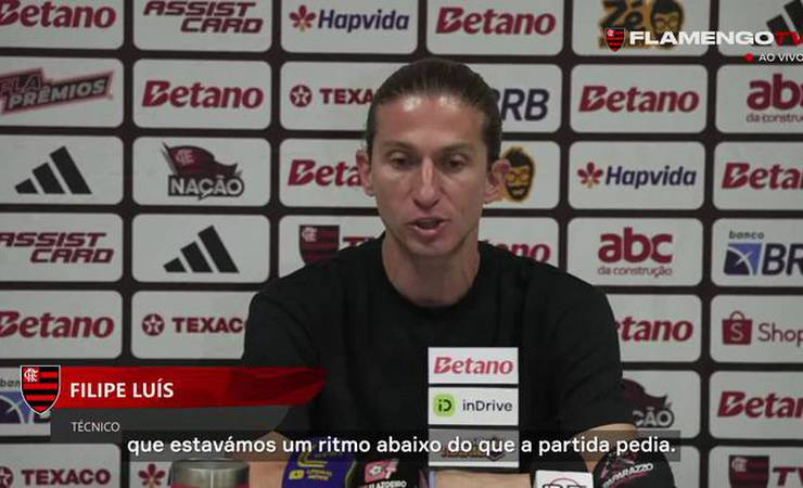 Filipe Luís analisa virada no Recife e diz que não gosta de secar rival