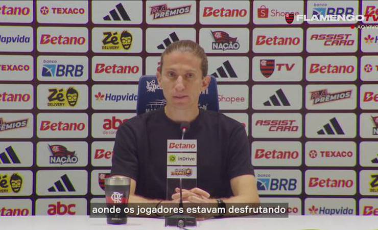 Filipe Luís reage a maior goleada dos pontos corridos do Brasileirão