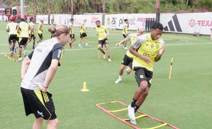 Flamengo treina forte visando jogo contra o Fortaleza