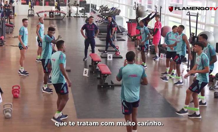 Saúl comenta adaptação e primeiros jogos no Flamengo