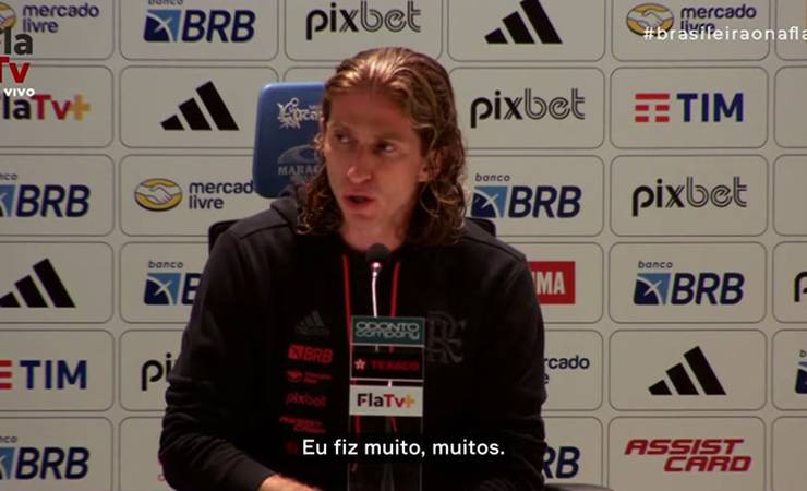 "O clube em que fiz mais amigos", diz Filipe Luís sobre elenco do Flamengo