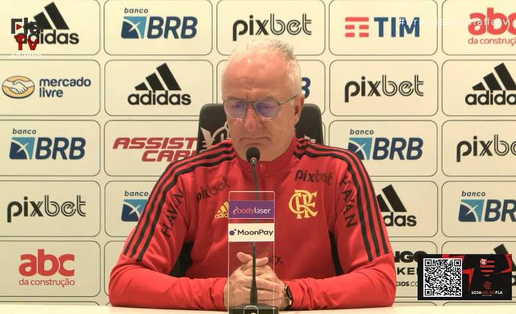 Dorival valoriza esforço de jogadores do Flamengo: 'Enfrentaram a situação'