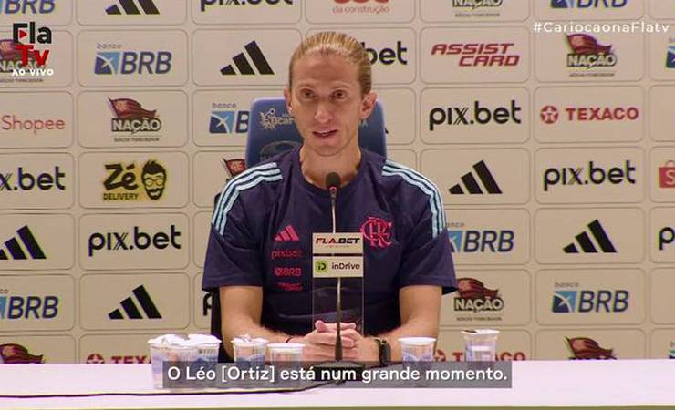 Filipe Luís exalta o 'detalhista' Léo Ortiz após gol da vitória no clássico