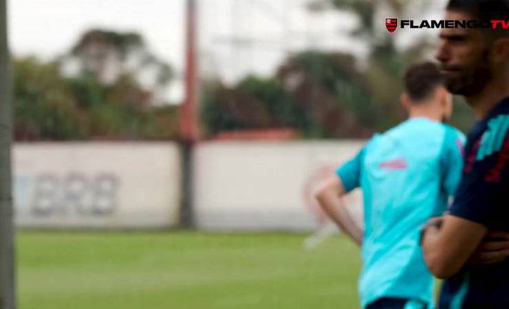 Jorginho treina com Flamengo pela primeira vez