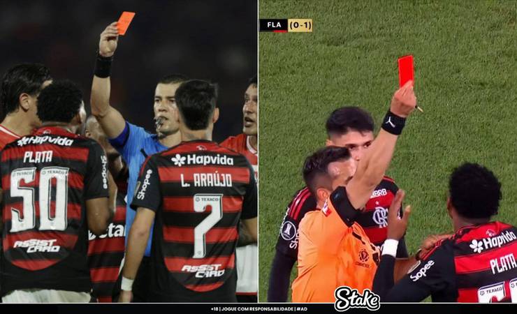 Expulsões preocupam: Flamengo acumula seis cartões vermelhos em 13 jogos