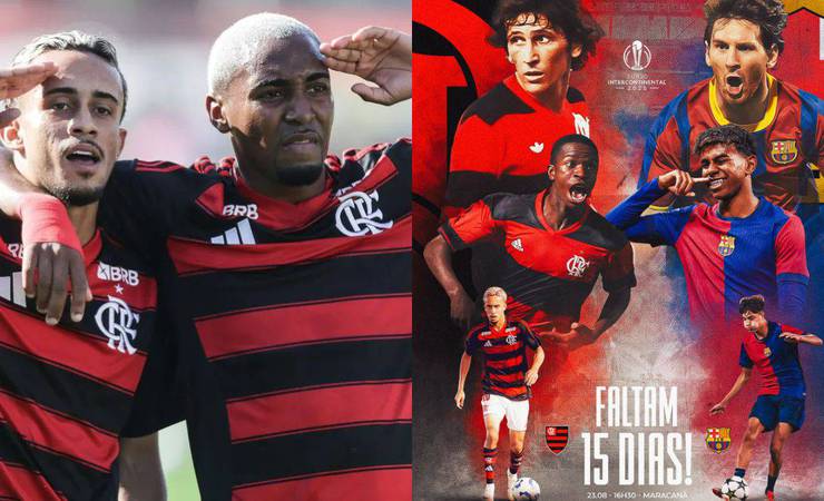 FIFA define uniformes para Flamengo e Barcelona na final do Mundial Sub-20 no Maracanã