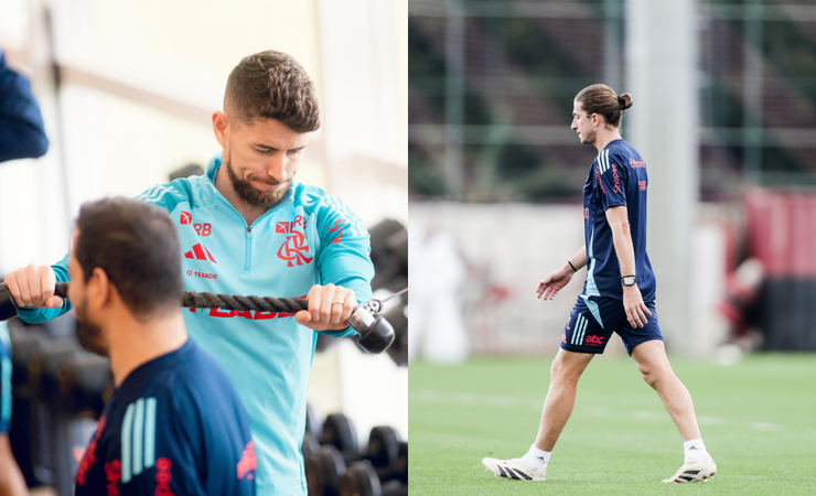 Flamengo treina sem Jorginho e Varela, mas conta com retorno de Gonzalo Plata antes do Juventude